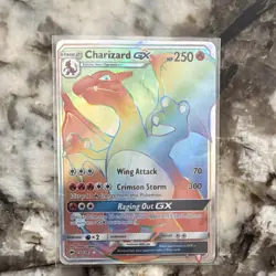 Charizard GX 150/147 SM Burning Shadows Rainbow Rare Full Art Holo English - Image 1