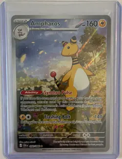 Pokemon TCG Ampharos 090/086 ME: Chaos Rising Secret Rare Holo 2026 ENG - Image 1