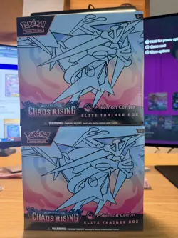 Lot Of 2 - Pokemon TCG Chaos Rising Pokemon Center ETB Elite Trainer Box SEALED - Image 1
