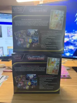 Lot Of 2 - Pokemon TCG Chaos Rising Pokemon Center ETB Elite Trainer Box SEALED - Image 2