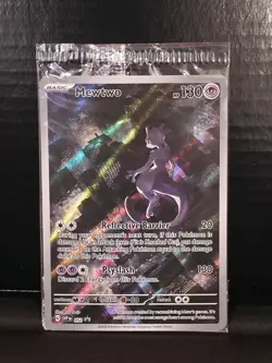POKEMON SCARLET VIOLET PROMO MEWTWO UPC PROMO SEALED 052 (E) - Image 1