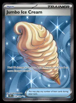 JUMBO ICE CREAM 109/086 ULTRA RARE ME04: CHAOS RISING POKEMON NM/M - Image 1