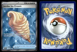 JUMBO ICE CREAM 109/086 ULTRA RARE ME04: CHAOS RISING POKEMON NM/M - Image 3