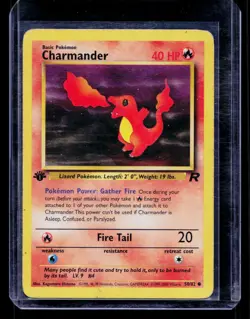 Pokemon tcg Team Rocket Charmander ( First edition) #50/82 - Image 1