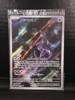 POKEMON SCARLET VIOLET PROMO MEWTWO UPC PROMO SEALED 052 (D) - Image 1