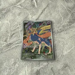 Pokemon TCG Phantasmal Flames Zacian 100/094 Illustration Rare mint pack fresh - Image 1