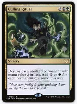 Culling Ritual 0172 (Pack Fresh) - MTG: Strixhaven: School of Mages (STX) - Image 1