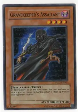 Gravekeeper's Assailant - TU02-EN002 - Super Rare - Unlimited Edition PL/MP Yugi - Image 1