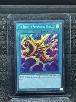 Konami Yu-Gi-Oh! The Flute of Summoning Dragon Spell LCKC-EN027 Foil English - Image 1