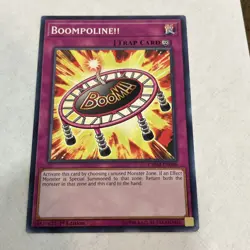 Yu-Gi-Oh! Konami Boompoline!! CHIM-EN080 Trap-Continuous 1st Edition - Image 1