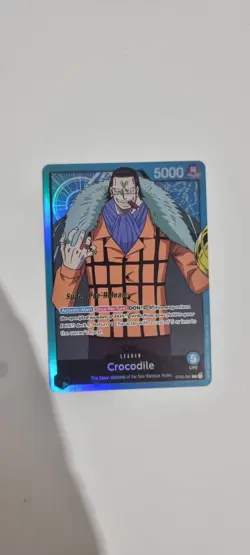 Crocodile (ST03-001) SUPER PRE-RELEASE One Piece TCG English - Image 3