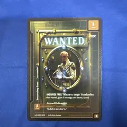 Wonders of the First Wanted Attuned Heliosynth Card Rare Secondary Item - Image 1