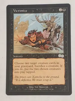 MTG Victimize (Urza's Saga/Black/U) - BGM - Image 1