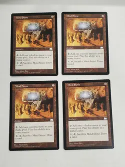 MTG Playset 4x Mind Stone (Weatherlight/Artifact/C) - BGM - Image 1