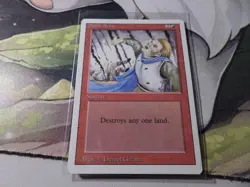 1994 MTG Stone Rain Revised April 3rd Edition Vintage Magic The Gathering 2 Lot - Image 2