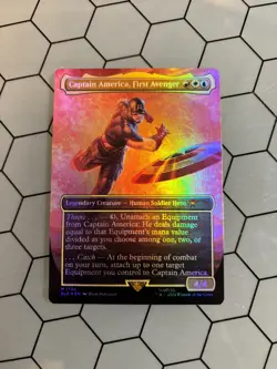 MTG | Secret Lair | Captain America, First Avenger (1726) | 🌟Foil 🌟 - Image 1