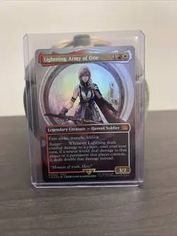 Lightning, Army of One (Borderless) (0320) Final Fantasy Foil - Image 2