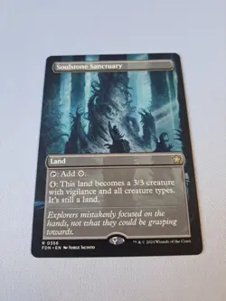 MTG - Soulstone Sanctuary (Borderless) - Foundations - LP - Image 1