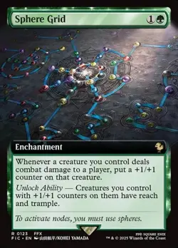 Sphere Grid - Foil Extended Art FIC NM MTG - Image 1