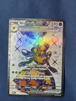 Pokemon Vespiquen EX TCG 212/197 Obsidian Flames Ultra Rare Holo Card - Image 1