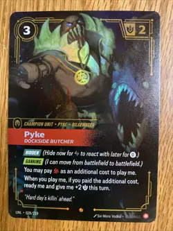 Pyke Dockside Butcher 028/219 NM Riftbound Card Unleashed - Image 1