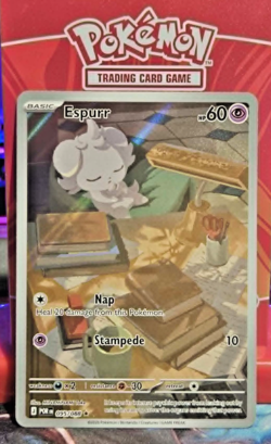 Espurr 095/088 (NM) Illustration Rare SIR Perfect Order Pokemon Card - Image 1