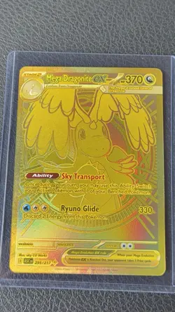 Mega Dragonite EX 295/217 ASCN Holo Rare English Pokemon TCG Card 370 HP - Image 1