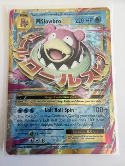 Pokemon TCG M Slowbro EX Mega XY Evolutions Ultra Rare Holo Card 27/108 - Image 1