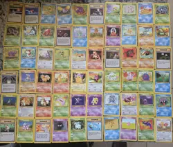 Vintage Pokemon Card Lot Mix Mostly 1999 Or 1998 90s Nintendo - Image 1