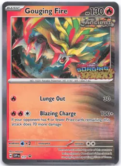 SV: Scarlet & Violet Promo Cards #151 Gouging Fire - Image 1