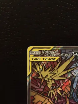 Moltres & Zapdos & Articuno GX Hidden Fates ETB SM210 Promo Pokemon Card - Image 2