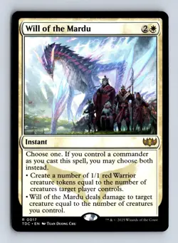 Will of the Mardu 17 R Commander: Tarkir: Dragonstorm Magic: The Gathering NM/M - Image 1