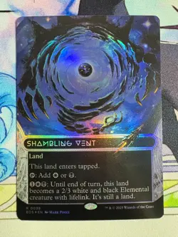 2025 MTG Edge Of Eternities Shambling Vent Borderless Foil #38 - Image 1