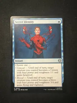 Secret Identity – MTG – 2025 Marvel SPM 0043 – Instant – NM - Image 1