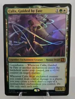 Calix, Guided by Fate MTG March of the Machine: The Aftermath Foil (DENT SEE PIC - Image 1