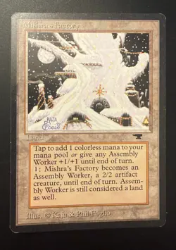 MTG (Magic the Gathering)-Antiquities-Mishra's Factory (Winter)NM-Free Shipping! - Image 1