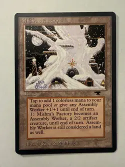 MTG (Magic the Gathering)-Antiquities-Mishra's Factory (Winter)NM-Free Shipping! - Image 3