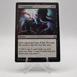 Exsanguinate - FDN #173 Uncommon - NM / Mint Foundations Single - Image 1