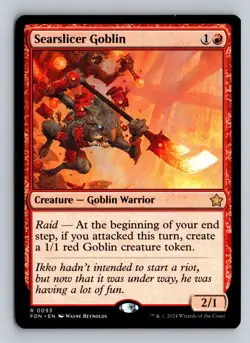 Searslicer Goblin - FDN #93 Rare - NM / Mint Foundations Single - Image 2