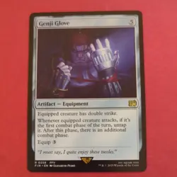 Genji Glove 258 Rare FINAL FANTASY Magic: The Gathering Near Mint - Image 1