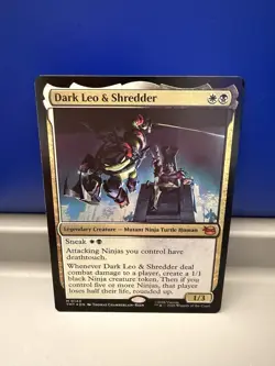 Dark Leo & Shredder - Foil Near Mint, English Magic the Gathering MTG Teenage M - Image 1