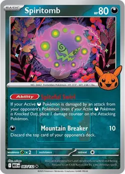 Spiritomb - (Pokeween 2025) 087/132 Promo Pokemon NM - Image 1