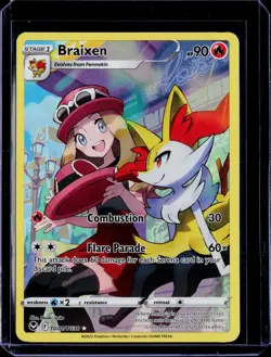 Braixen #TG01/TG30 SWSH12: Silver Tempest Trainer Gallery Pokemon - Image 1