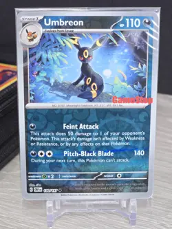Pokemon Card Umbreon 130/197 GameStop Stamp Exclusive Card 2023 Factory Sealed - Image 3