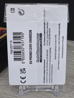 Pokemon Card Umbreon 130/197 GameStop Stamp Exclusive Card 2023 Factory Sealed - Image 4