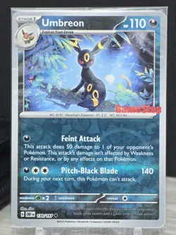 Pokemon Card Umbreon 130/197 GameStop Stamp Exclusive Card 2023 Factory Sealed - Image 5