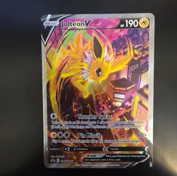 B6 Jolteon V SWSH183 Black Star Promo Sword And Shield Full Art Holo Pokemon TCG - Image 1