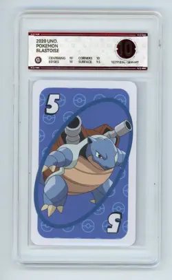 2020 Uno Pocket Monsters Pokemon #5 Blastoise PCG 10 GEM (CF) - Image 1