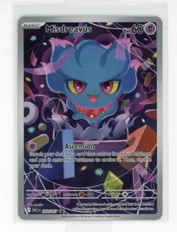 2026 Pokemon TCG Ascended Heroes Misdreavus Illustration Rare #233/217 (CF) - Image 1