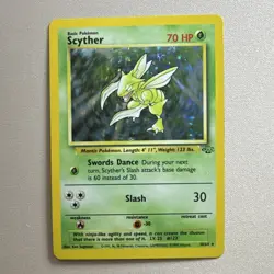Wizards Scyther 10/64 Jungle Holo Rare Unlimited English 1999 70 HP - Image 1